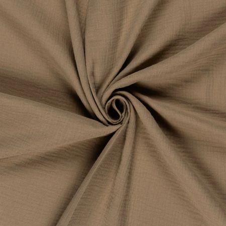 Paturica din muselina Cotton Flower, 120 x 100 cm, Bej, Twindeco 740880