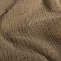 Paturica din muselina Cotton Flower, 120 x 100 cm, Bej, Twindeco