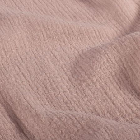 Paturica din muselina Cotton Flower, 120 x 100 cm, Roz Antic, Twindeco