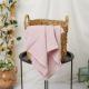Paturica din muselina Cotton Flower, 120 x 100 cm, Roz Antic, Twindeco 740888