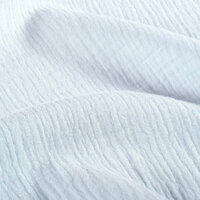 Paturica din muselina Cotton Flower, 120 x 100 cm, Albastru, Twindeco
