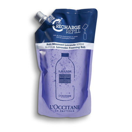 Rezerva spumant de baie cu extract de lavanda Lavender, 500 ml, L'Occitane