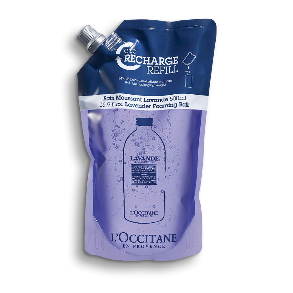 Rezerva spumant de baie cu extract de lavanda Lavender, 500 ml, L'Occitane