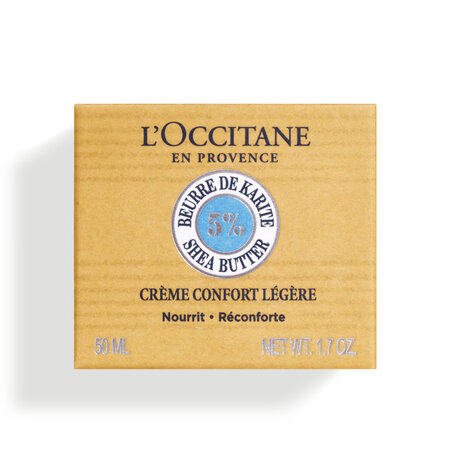 Crema de fata cu unt de shea Confort Light, 50 ml, L'Occitane 699776