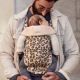 Marsupiu anatomic cu multiple pozitii de purtare Mini Beige/Leopard Bumbac - Editie Limitata, BabyBjorn 459129