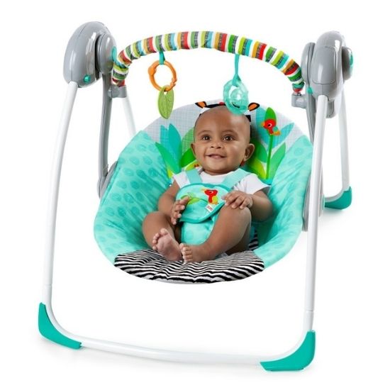 Leagan portabil Swing Zig Zag Zebra, Bright Starts