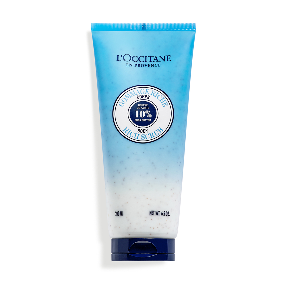 Exfoliant pentru corp cu Unt de Shea Ultra Rich, 200 ml, L'Occitane