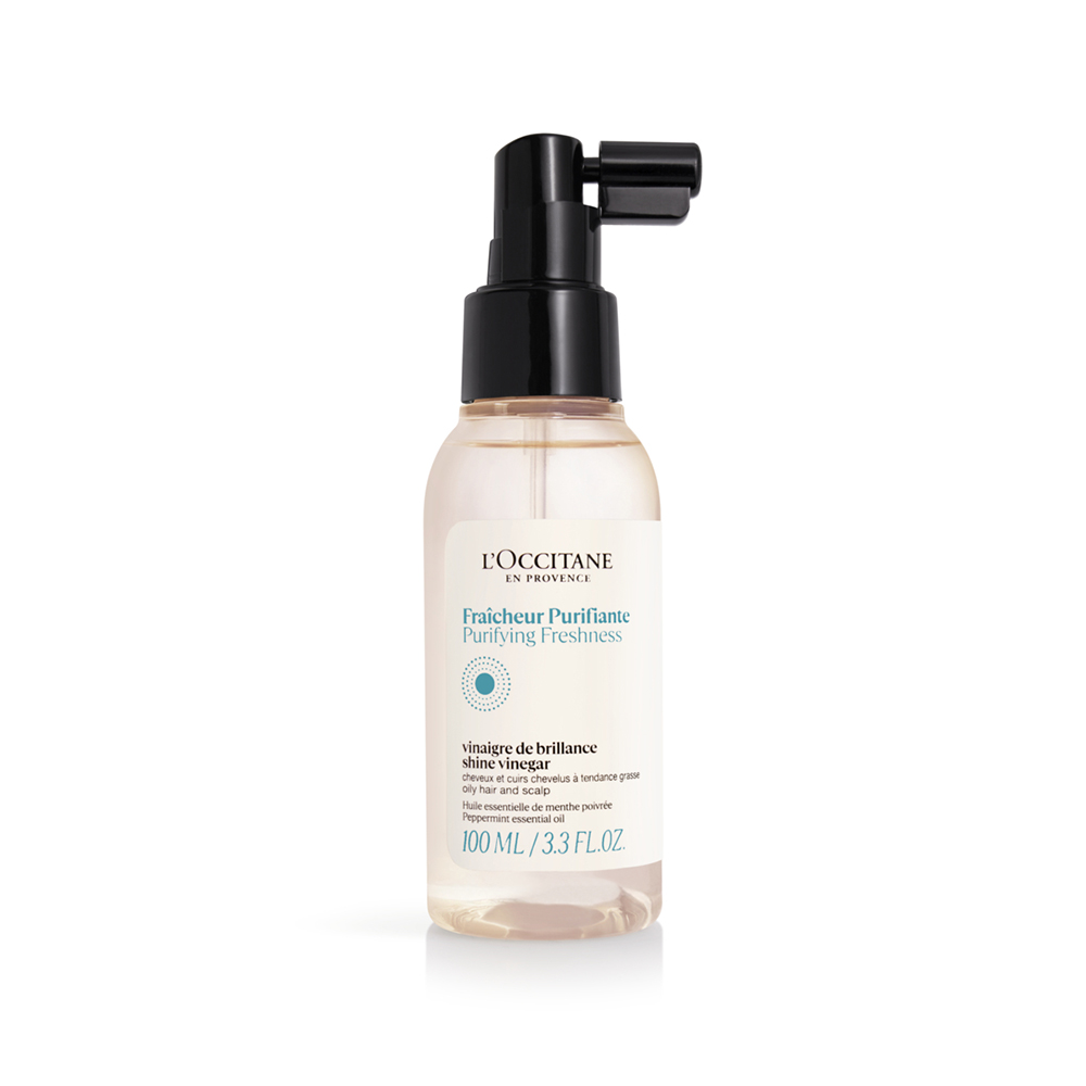 Lotiune de par cu otet Purifying, Freshness Finish Vinegar, 100 ml, L'Occitane