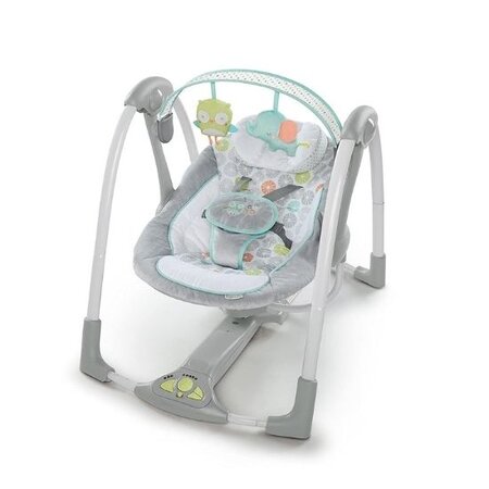 Leagan portabil Swing 'n Go, Hugs & Hoots, Ingenuity 459144