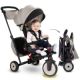 Tricicleta pliabila 7 in 1 pentru copii STR7, Warm Grey, Smart Trike 459162