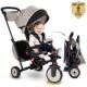 Tricicleta pliabila 7 in 1 pentru copii STR7, Warm Grey, Smart Trike 459159