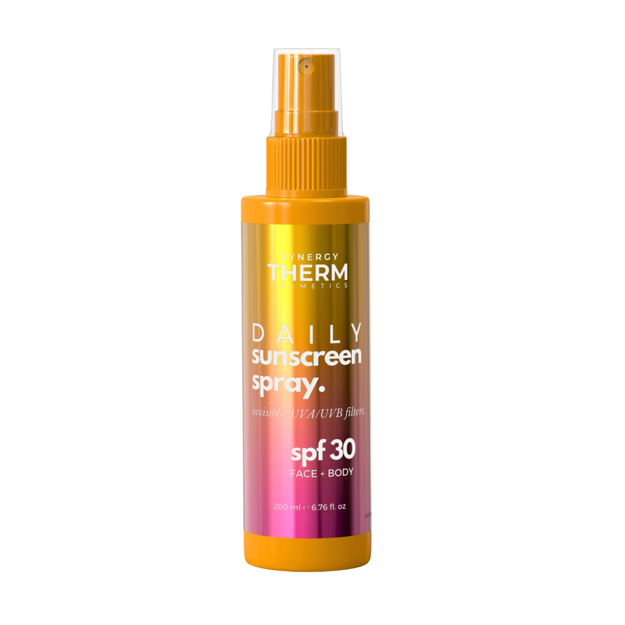 Spray cu textura lejera SPF30 Daily Sunscreen, 200 ml, Synergy Therm
