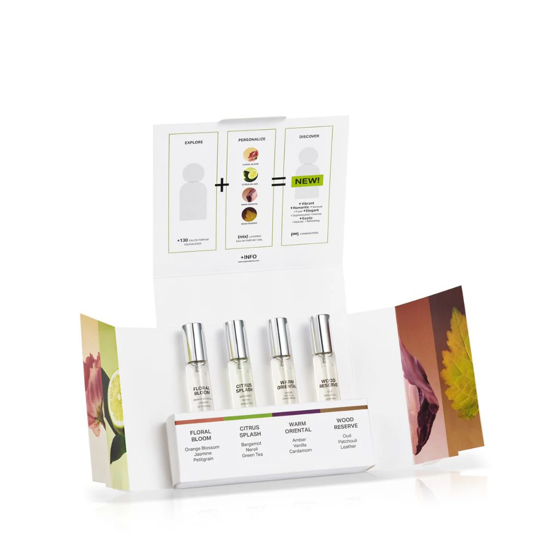 Set de parfumuri Unisex Layering, 12 ml x 4, Equivalenza