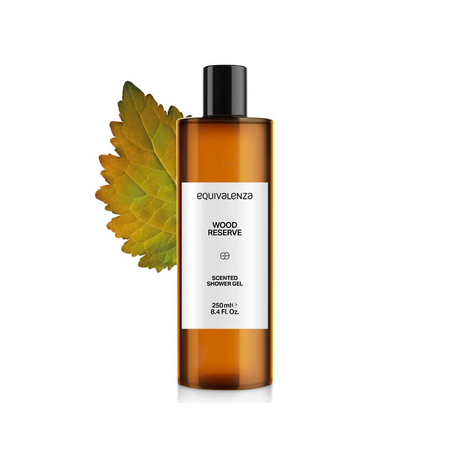 Gel de dus parfumat Unisex Layering, Wood Reserve, 250 ml, Equivalenza