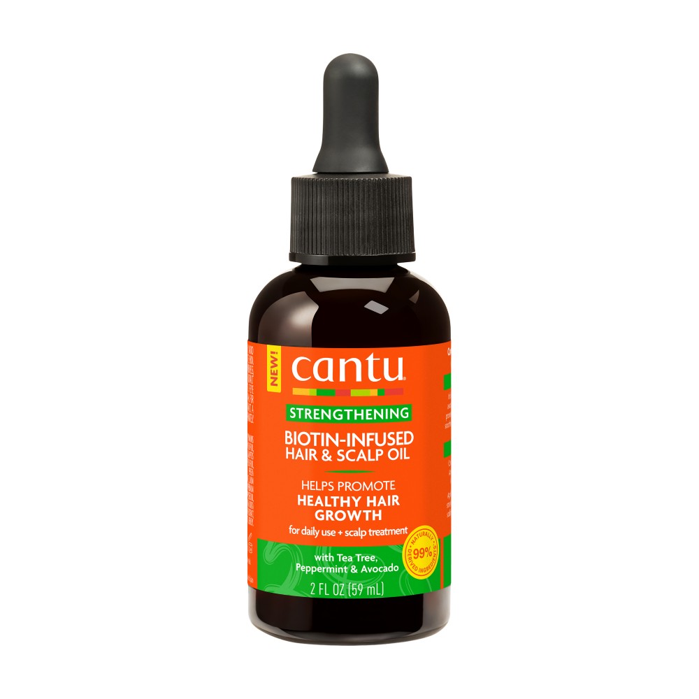 Ulei pentru par si scalp cu biotina, infuzie de rozmarin, ceai verde si avocado, 59 ml, Cantu