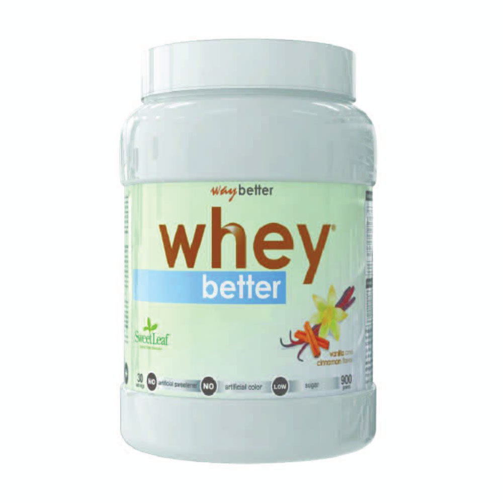 Pudra proteica Delicious, Vanilie si Scortisoara, 900 g, Whey Better