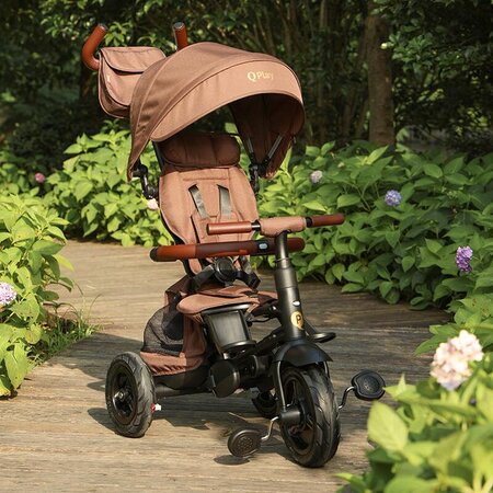 Tricicleta pliabila Rito Deluxe, Maro, 10-36 luni, Qplay 700198