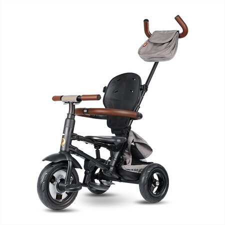 Tricicleta pliabila Rito Deluxe, Gri, 10-36 luni, Qplay 700211
