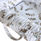 Baby Nest cu doua fete, Bej/Frunze, + 0 luni, Twindeco 706180