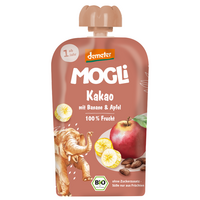 Piure eco, Cacao, Mere si Banane, 1 an+, 100 g, Mogli