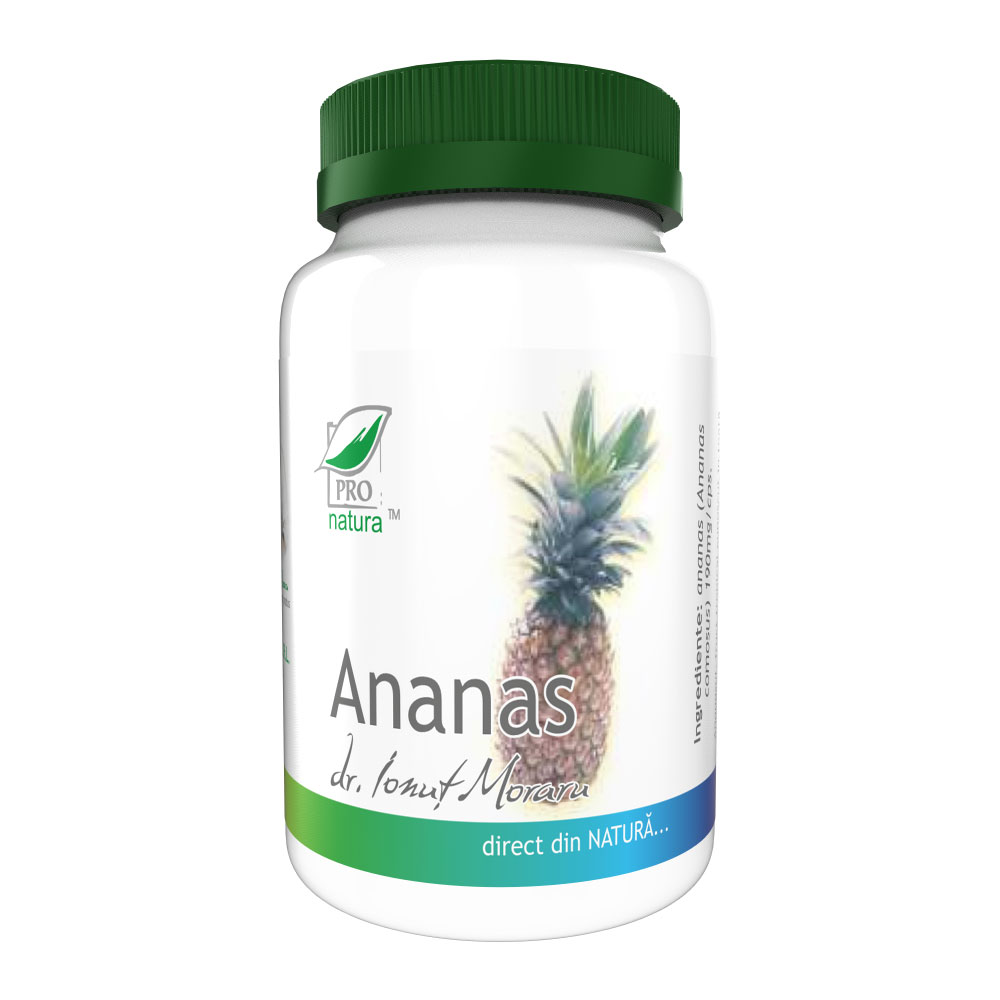 Ananas, 60 capsule, Pro Natura
