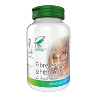Fibre extra si Fibrulina, 60 capsule, Pro Natura