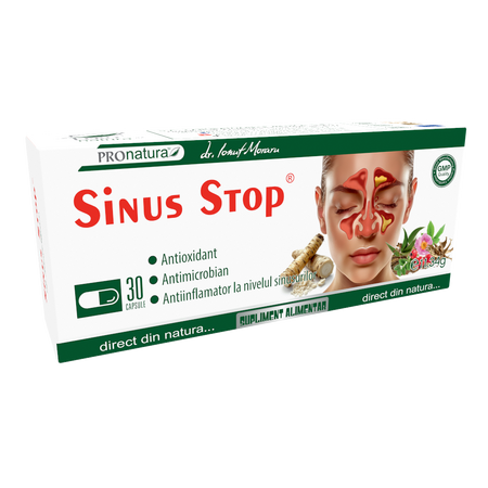Sinus Stop, 30 capsule, Pro Natura