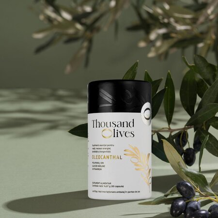 Oleocanthal, 30 capsule, Thousand Olives 700425