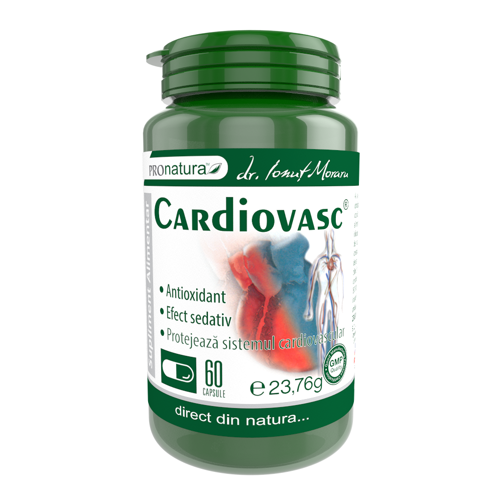 Cardiovasc, 60 capsule, Pro Natura
