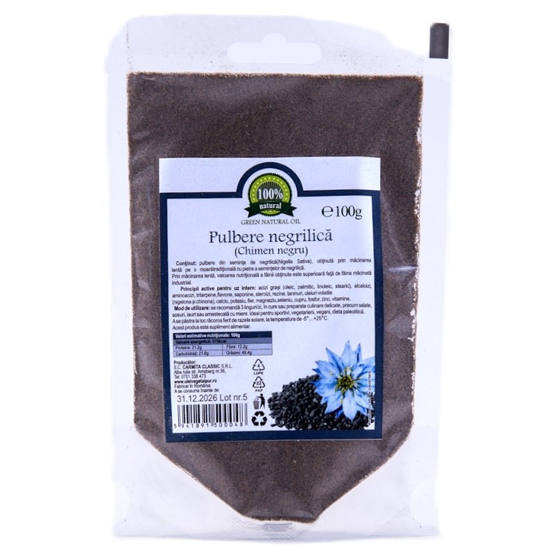 Pulbere negrilica, 100 g, Carmita Classic