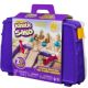 Kinetic Sand in cutie cu accesorii si maner, Spin Master 459608