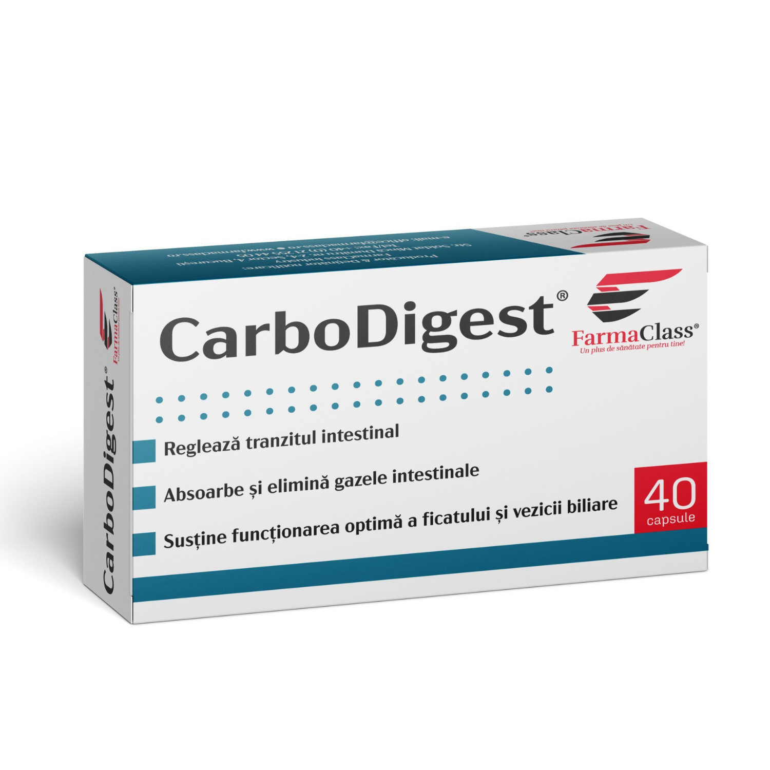 Carbodigest, 40 capsule, FarmaClass