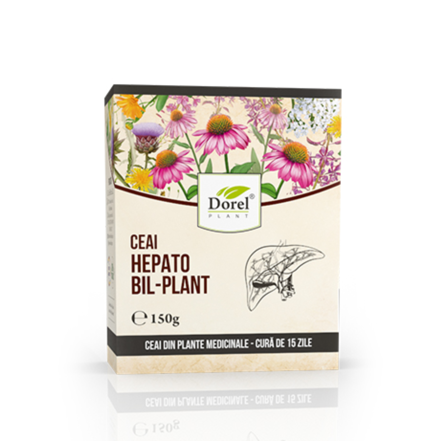 Ceai hepato-bil-plant, 150 g, Dorel Plant