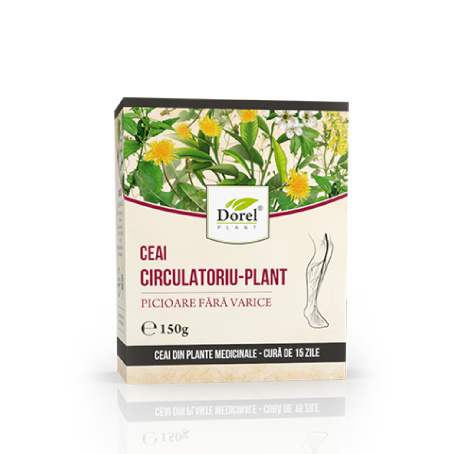 Ceai Circulatoriu Plant, 150 g, Dorel Plant