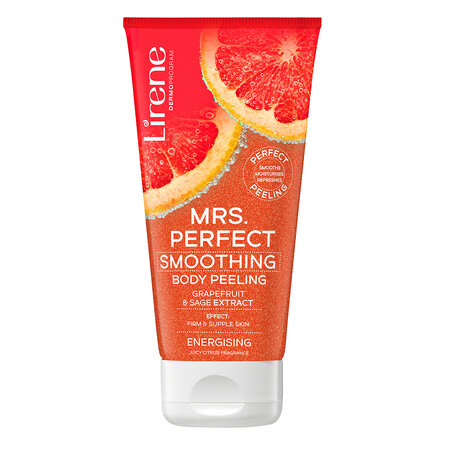 Exfoliant de corp energizant cu grapefruit Mrs. Perfect, 175 ml, Lirene