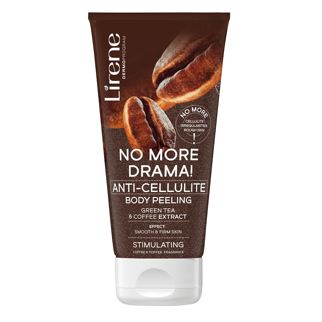 Exfoliant de corp anticelulitic cu cafea No More Drama, 175 ml, Lirene