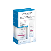 Set Spuma de curatare calmanta  + Crema concentrata pentru cuperoza cronica Redness Calm, 150 ml + 40 ml, Dermedic