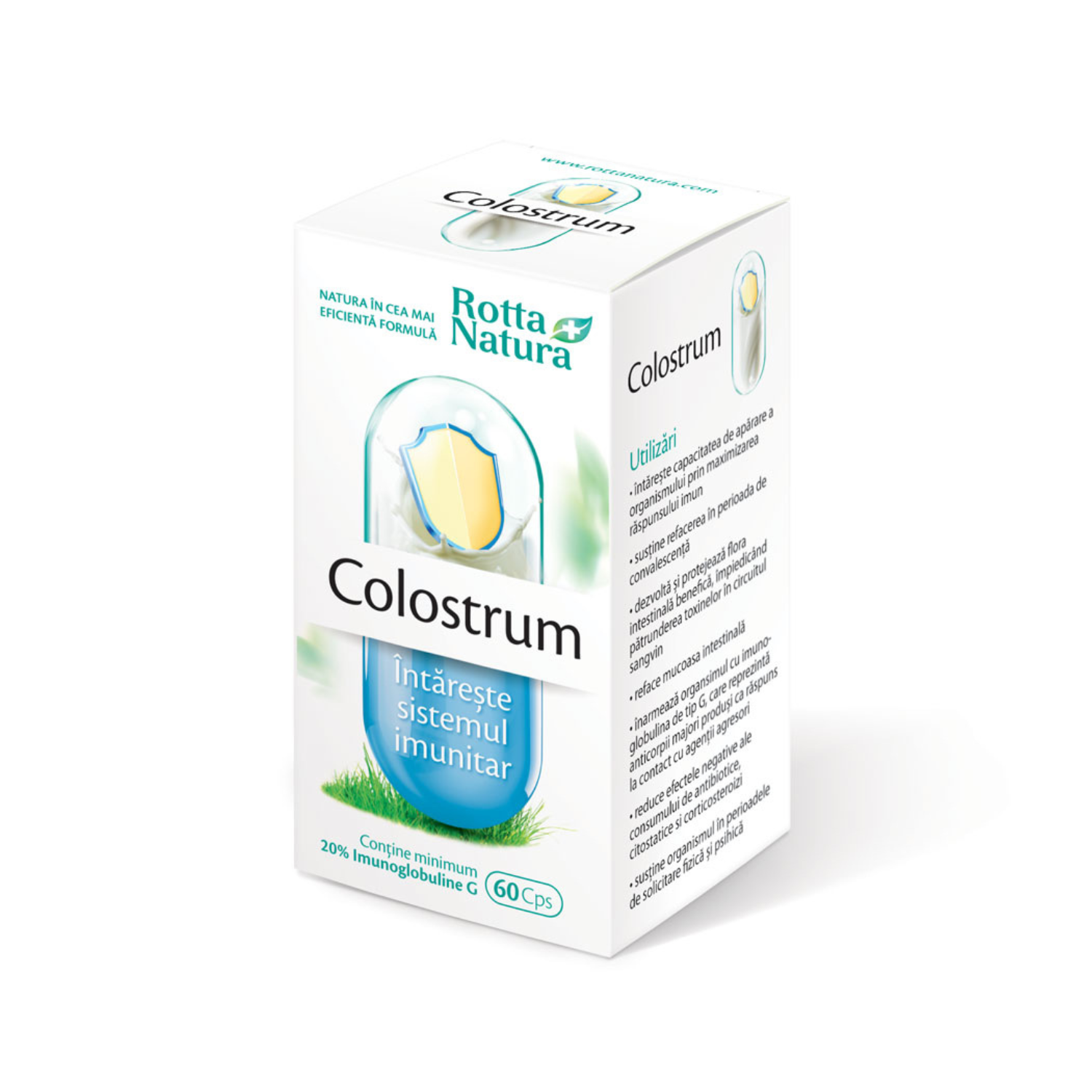 Colostrum, 60 capsule, Rotta Natura