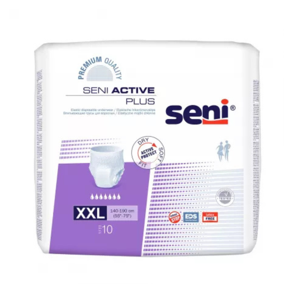 Scutece pentru adulti Active Plus, XXL, 10 bucati, Seni