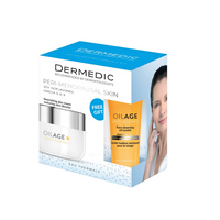 Set Crema nutritiva de zi + Ulei de fata pentru curatare Syndet Oilage, 50 ml + 25 ml, Dermedic