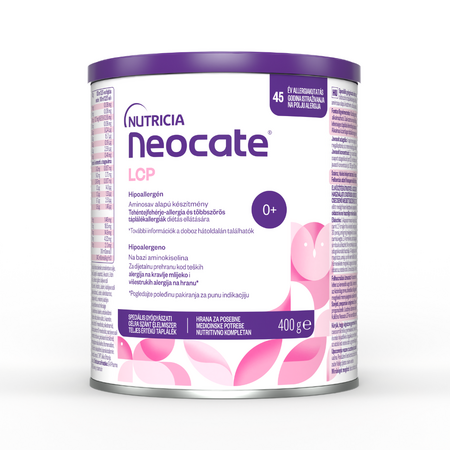 Formula de lapte praf Neocate LCP, 0-12 luni, 400 g, Nutricia 