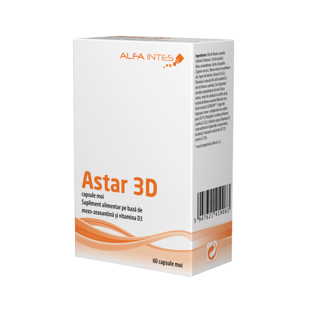 Astar 3D, 60 capsule, Alfa Intese