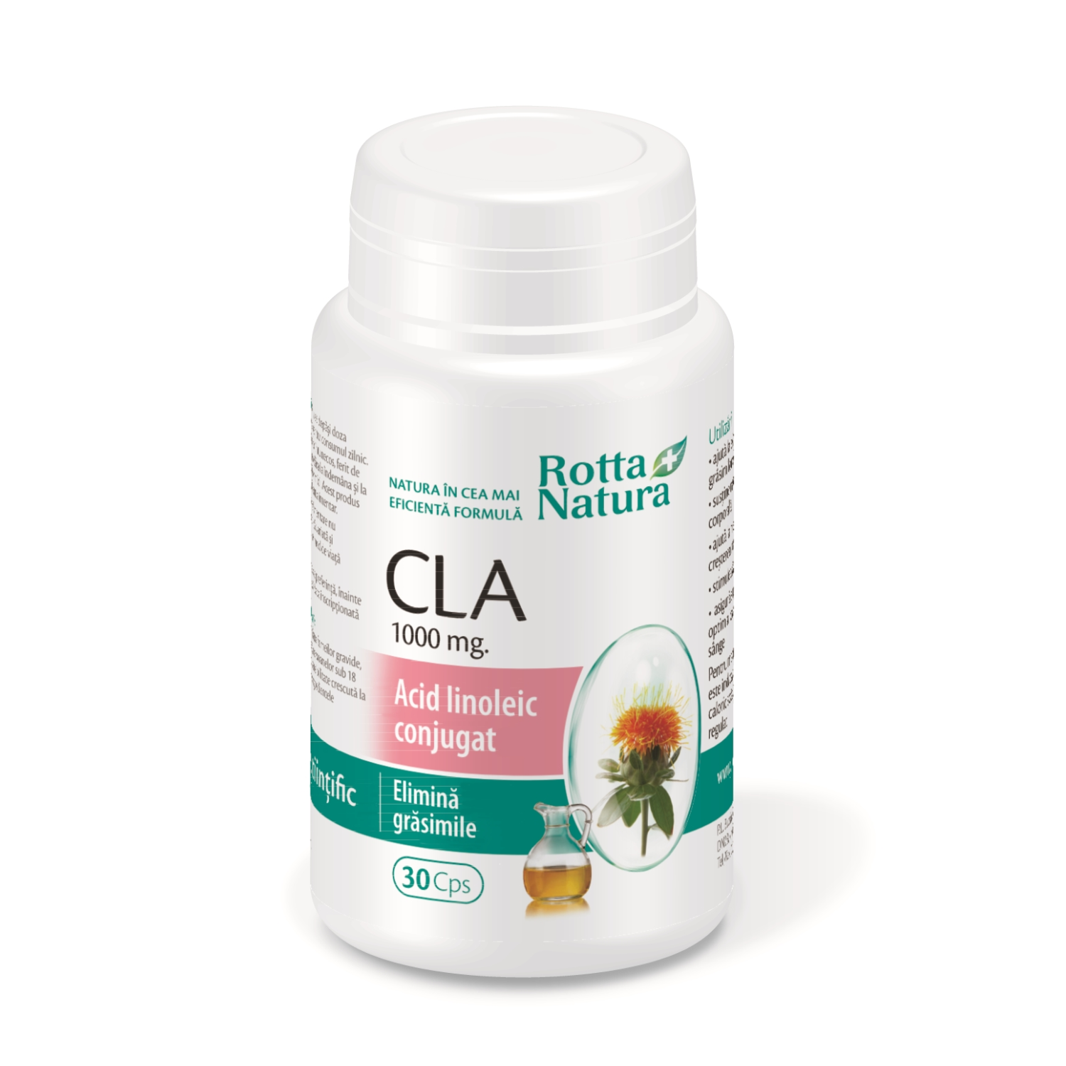 Sos Silueta CLA, 30 capsule, Rotta Natura