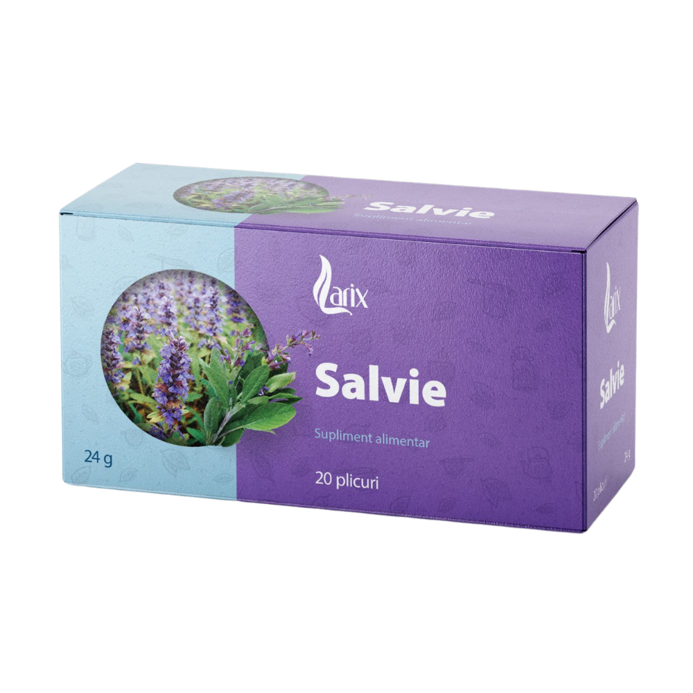 Ceai de salvie, 20 plicuri, Larix