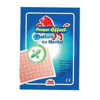 Plasture antireumatic cu mentol, 1 buc, Power Effect