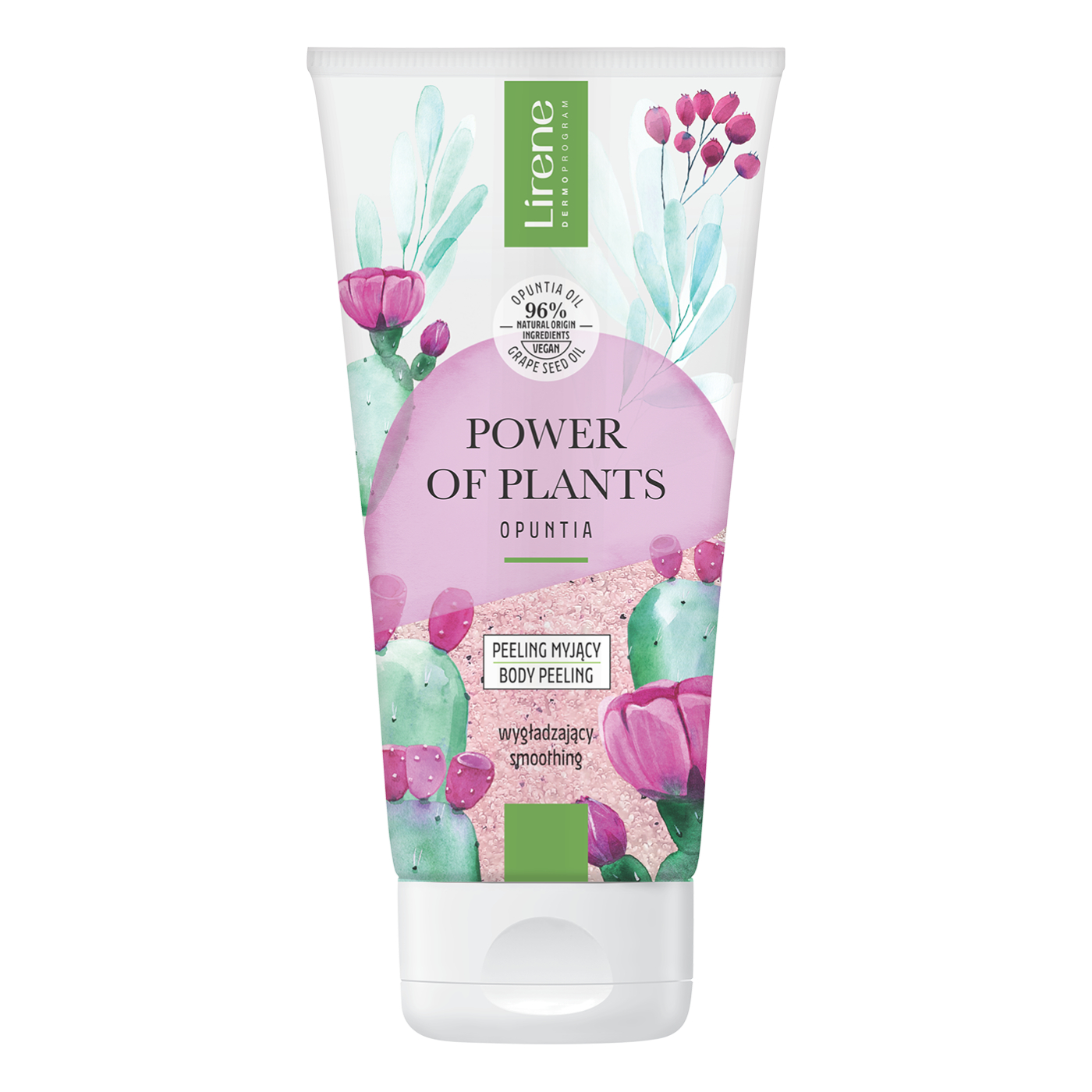Peeling corporal netezitor cu extract de opuntia Power of Plants, 175 ml, Lirene