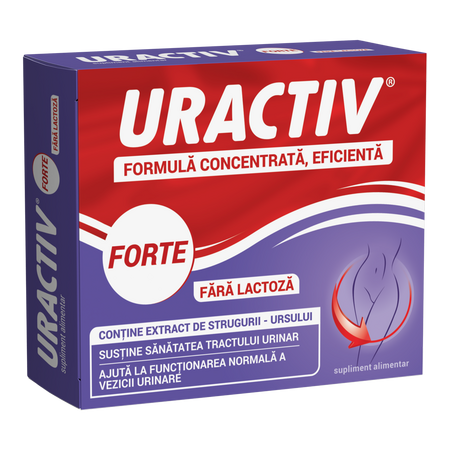 Uractiv fara lactoza, 20 capsule, Fiterman Pharma