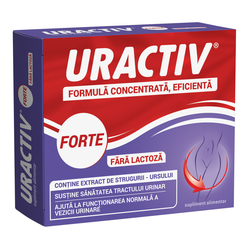 Uractiv fara lactoza, 20 capsule, Fiterman Pharma