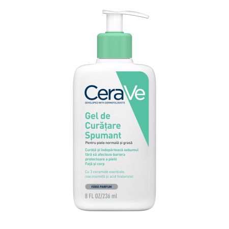 Gel de curatare spumant piele normala-grasa