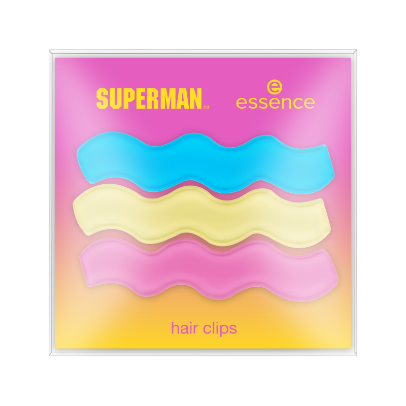 Agrafe pentru par Superman, 3 bucati, Essence